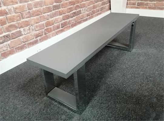 DPT 6ft Pool Table Bench - Onyx Grey: Warehouse Clearance
